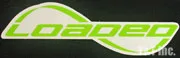 ステッカー ローデッド ロゴ 文字 ライム