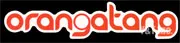 ステッカー オランガタン ロゴ 文字 オレンジ