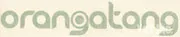 ステッカー オランガタン ロゴ 抜き文字 グリーン