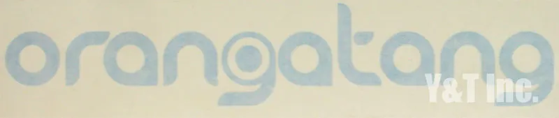 オランガタン ロゴ 抜き文字 ブルーの画像1 画像:オランガタン ロゴ 抜き文字 ブルー_1