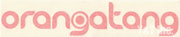 オランガタンウィール オランガタン ロゴ 抜き文字 オレンジ