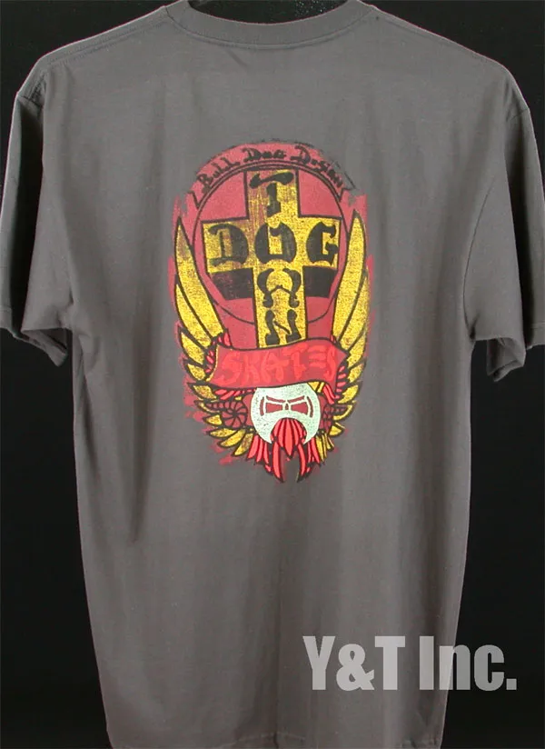 ドッグタウン Tシャツ ブルドッグスケーツ デザイン 灰色 Lの画像2 画像:ドッグタウン Tシャツ ブルドッグスケーツ デザイン 灰色 L_2