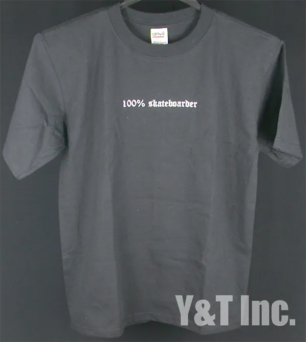 ジェイアダムス 100パーセント スケートボーダー Tシャツ 黒 Sの画像1 画像:ジェイアダムス 100パーセント スケートボーダー Tシャツ 黒 S_1