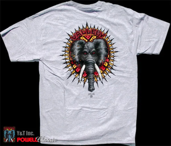 バレリー エレファント Tシャツ グレー Mの画像2 画像:バレリー エレファント Tシャツ グレー M_2