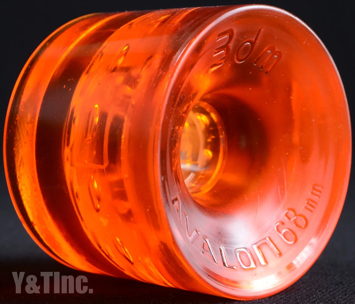 サイズミックアバロン68mm78aクリアオレンジ・サイズミック・ウィール