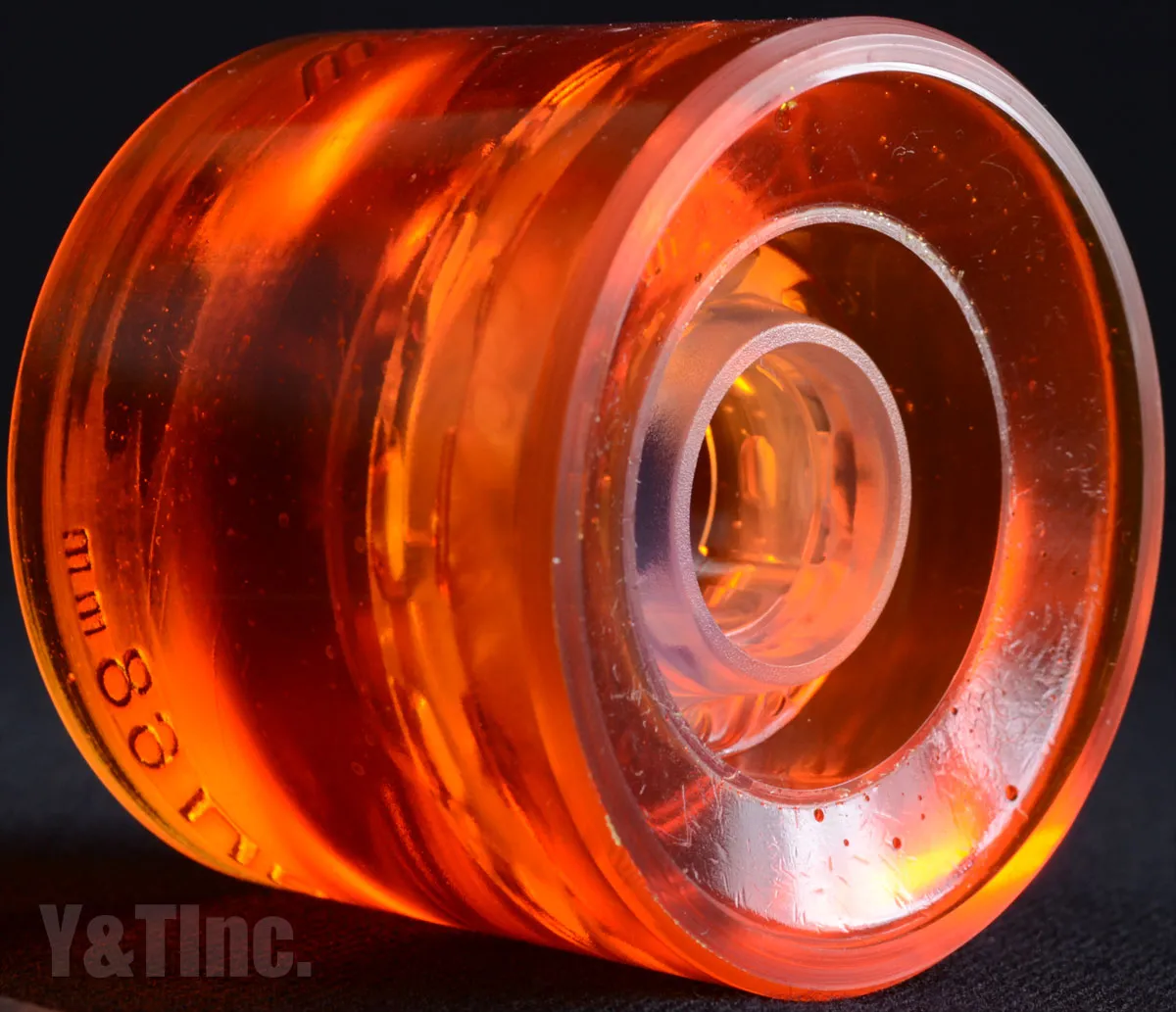 サイズミック アバロン 68mm 78a クリアオレンジの画像3 画像:サイズミック アバロン 68mm 78a クリアオレンジ_3