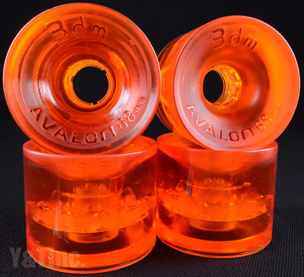 サイズミック アバロン 68mm 78a クリアオレンジの画像1 画像:サイズミック アバロン 68mm 78a クリアオレンジ_1