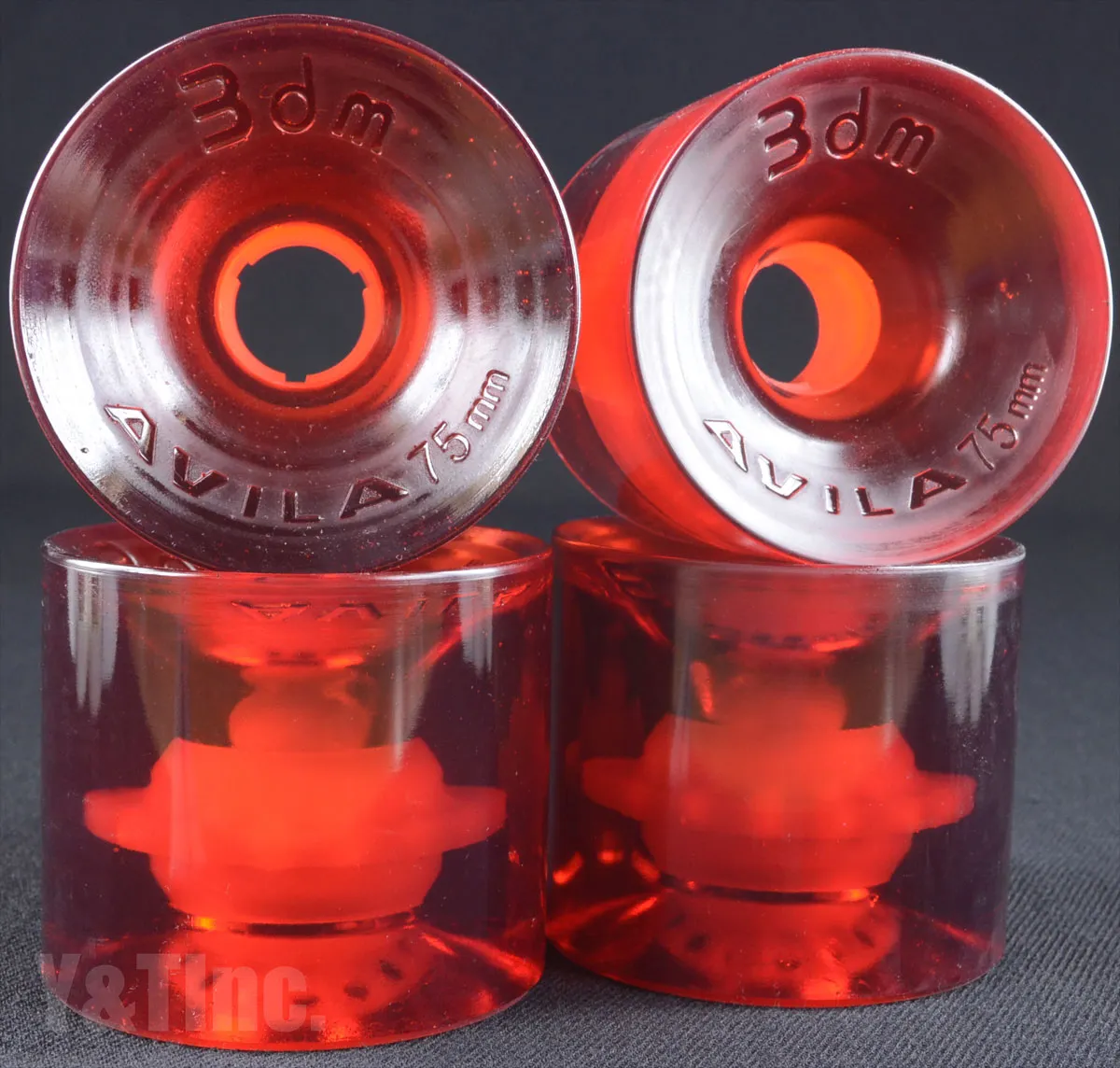 サイズミック アビラ ロードライダー 75mm 73a クリアーレッドの画像1 画像:サイズミック アビラ ロードライダー 75mm 73a クリアーレッド_1