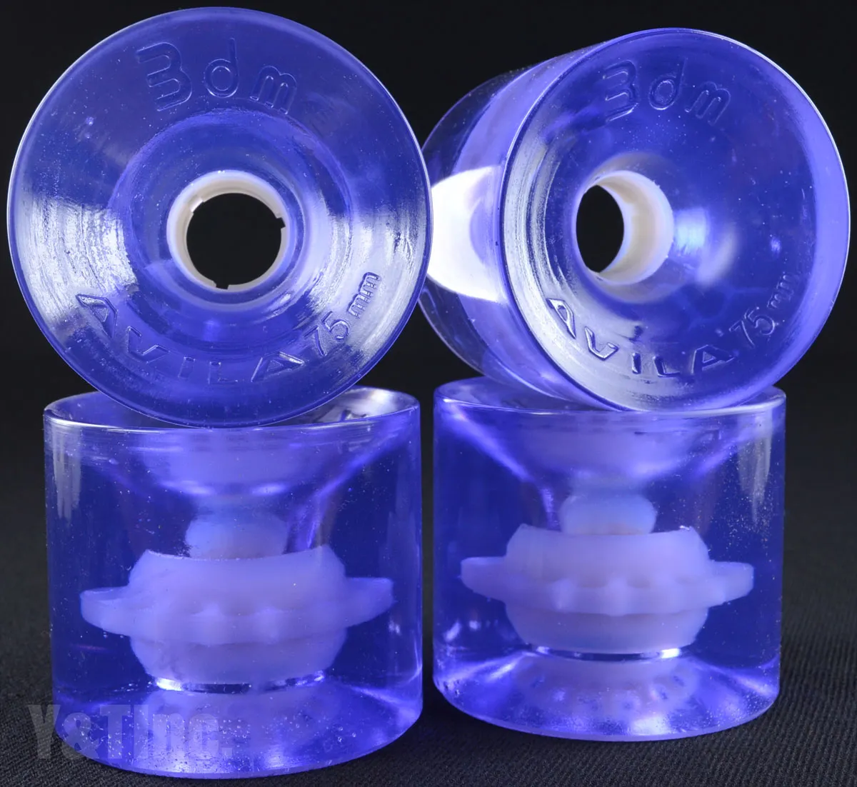 サイズミック アビラ 75mm 77a クリアパープルの画像1 画像:サイズミック アビラ 75mm 77a クリアパープル_1