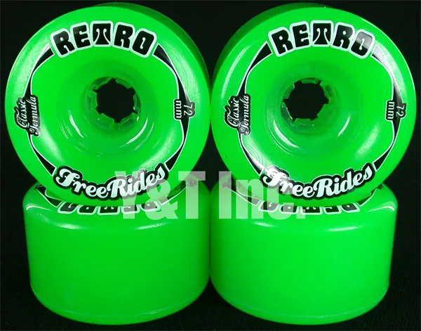画像:レトロ クラッシック フリーライド 72mm 84a グリーン_1