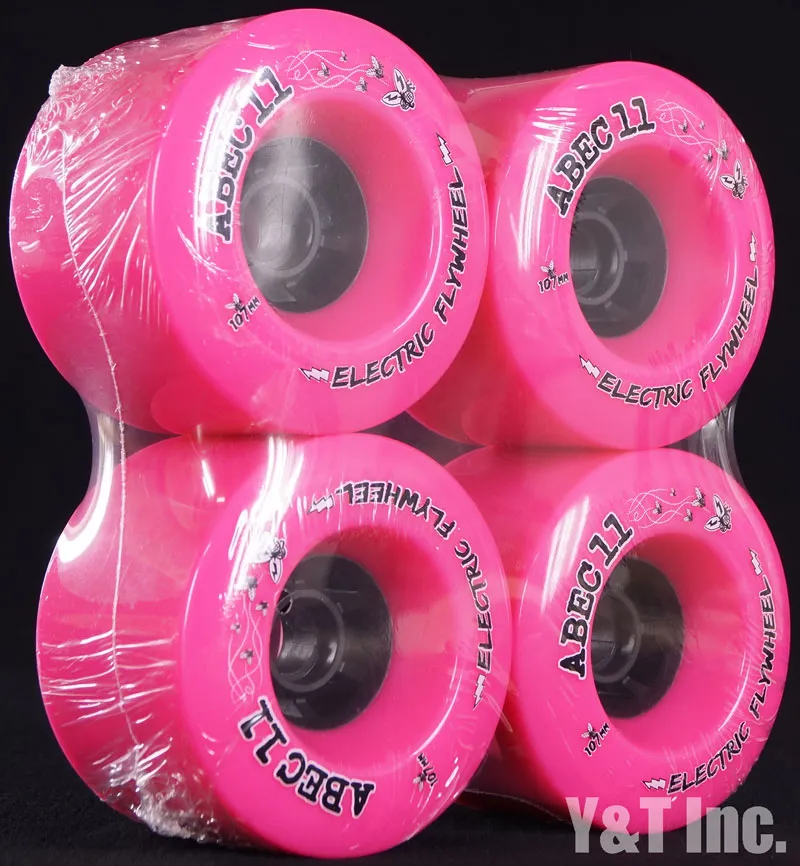 エイベックイレブン エレクトリックフライウィール 107mm 77a ピンクの画像2 画像:エイベックイレブン エレクトリックフライウィール 107mm 77a ピンク_2