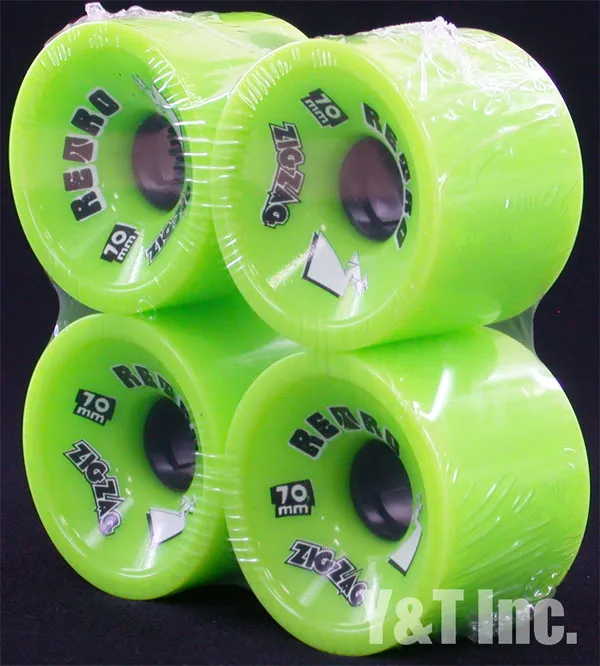 レトロ ジグザク 70mm 80a ライムの画像1 画像:レトロ ジグザク 70mm 80a ライム_1