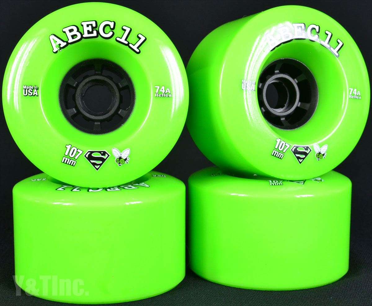 ABEC11 Superfly 107mm 74a Lime 1