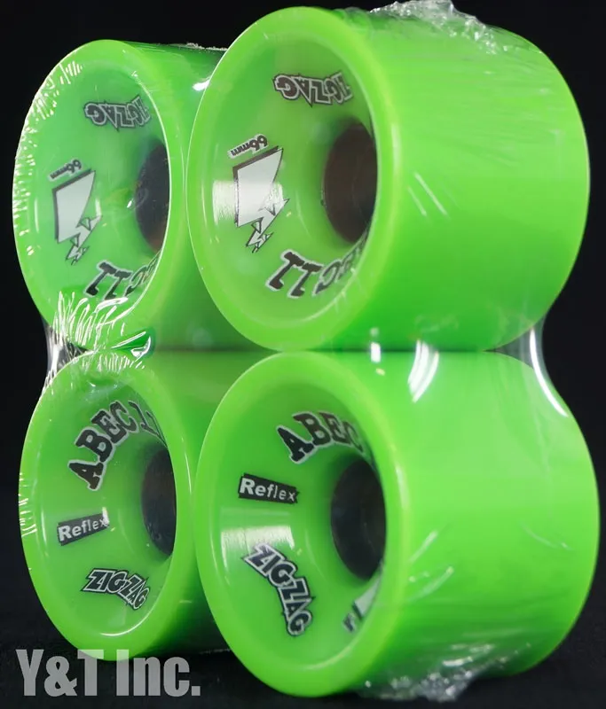 エイベック11 ジグザグ 66mm 80a ライムの画像2 画像:エイベック11 ジグザグ 66mm 80a ライム_2