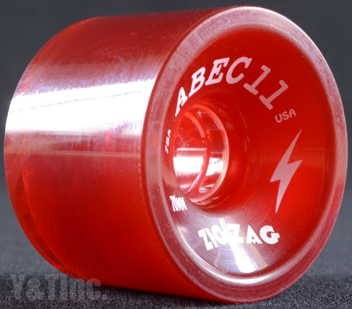 ABEC11 Zig Zags 70mm 78a Red_2