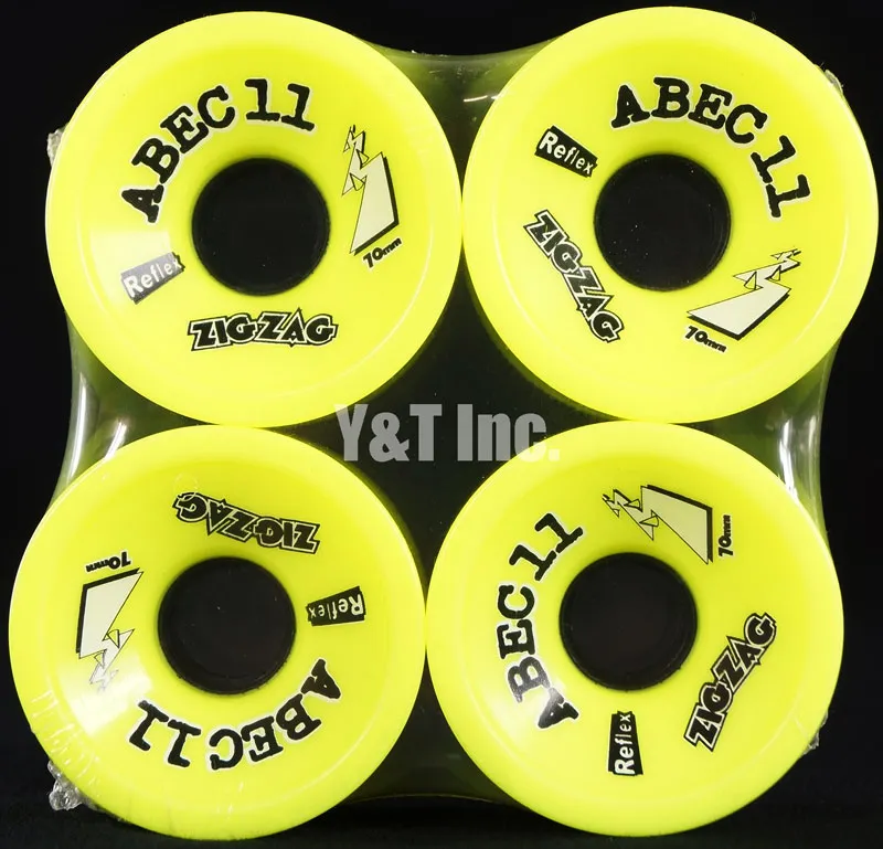 エイベック11 ジグザク 70mm 83a レモンの画像1 画像:エイベック11 ジグザク 70mm 83a レモン_1