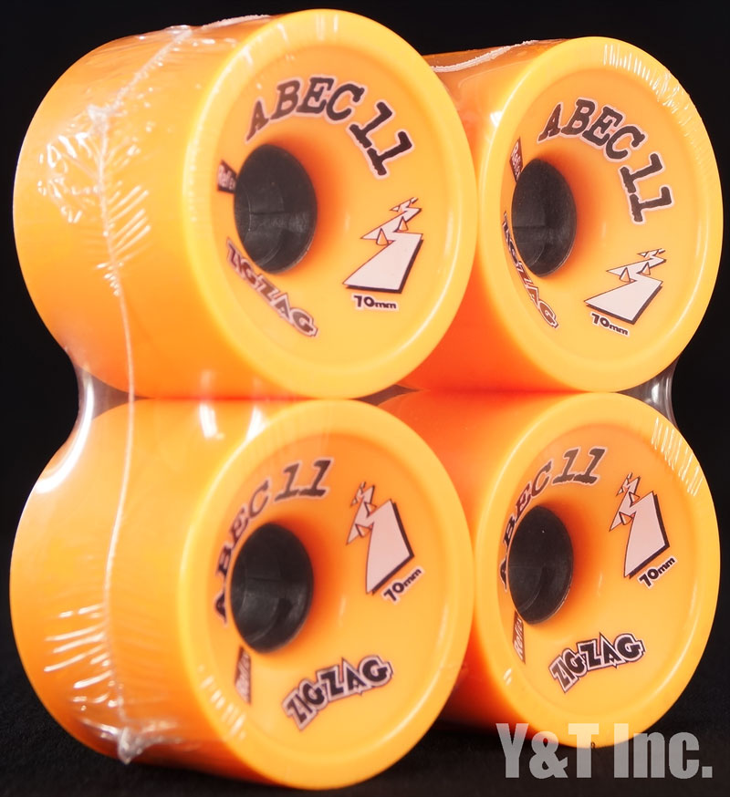 ABEC11 Zig Zags 70mm 86a Oranges_2
