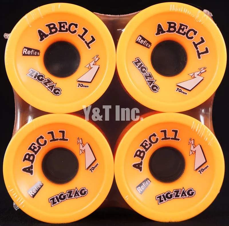 エイベック11 ジグザク 70mm 86a オレンジの画像1 画像:エイベック11 ジグザク 70mm 86a オレンジ_1