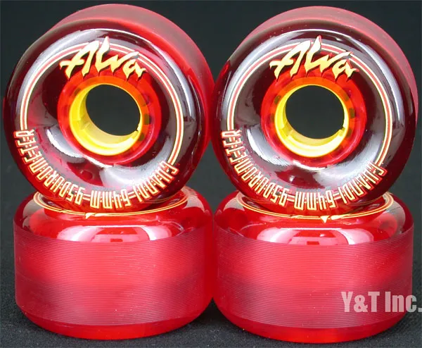 アルバ ガンディー 64mm 95a クリアーレッドの画像1 画像:アルバ ガンディー 64mm 95a クリアーレッド_1