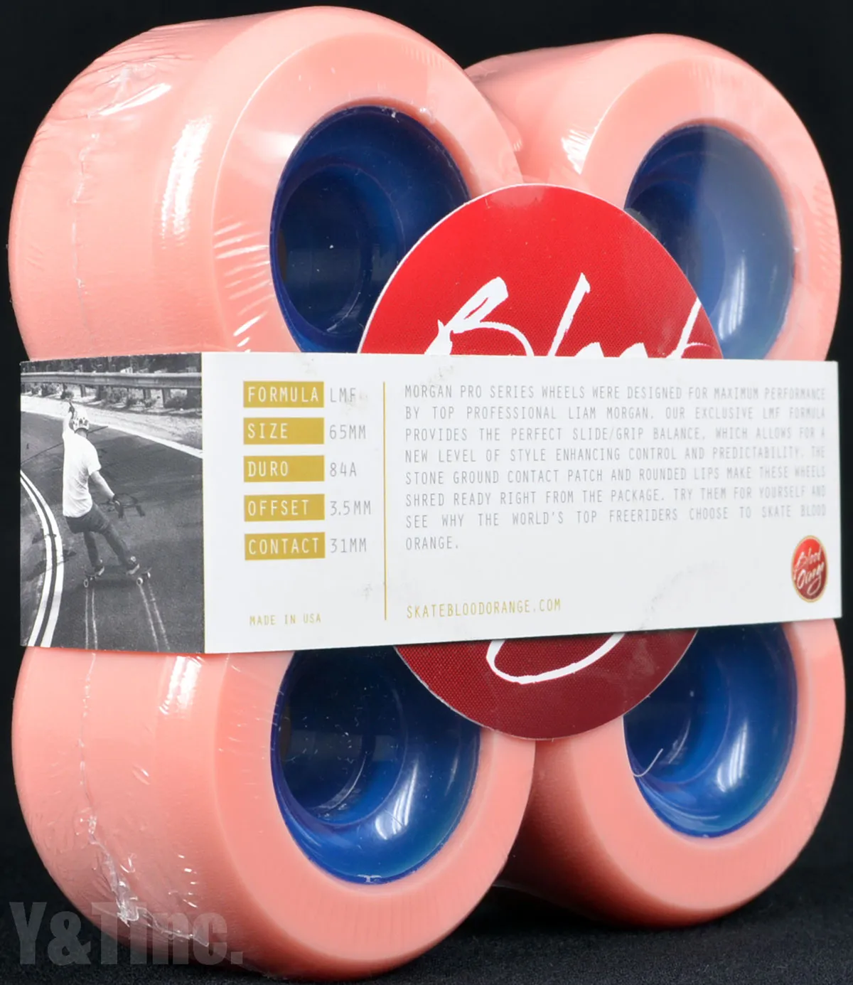 ブラッドオレンジ モーガン 65mm 84a コーラルの画像3 画像:ブラッドオレンジ モーガン 65mm 84a コーラル_3