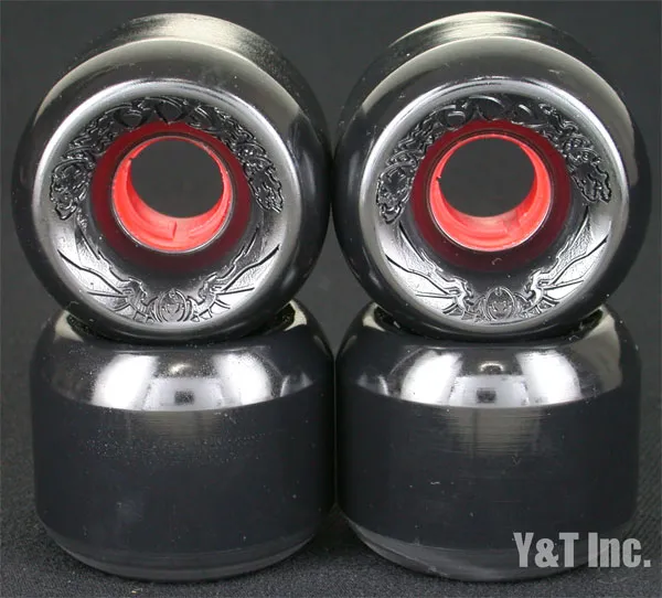 画像:ブルドッグスケーツ ミニダブコン 62mm 99a ブラックデス_1