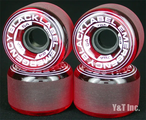 ブラックレーベル クルーザー 64mm 78a クリアーレッドの画像1 画像:ブラックレーベル クルーザー 64mm 78a クリアーレッド_1