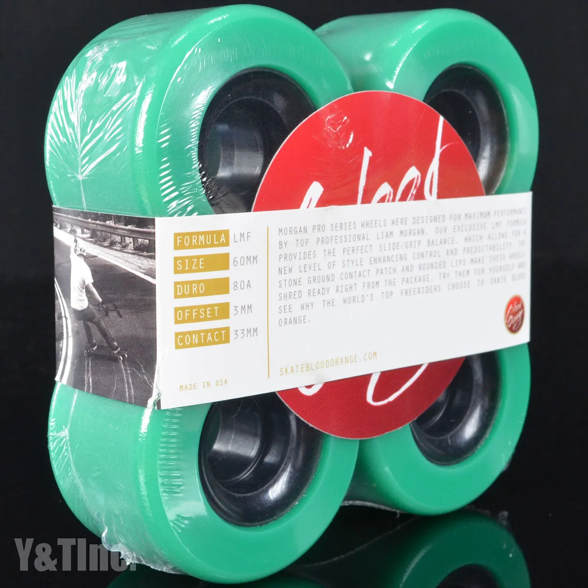 ブラッドオレンジ モーガン 60mm 80a ターコイズの画像3 画像:ブラッドオレンジ モーガン 60mm 80a ターコイズ_3