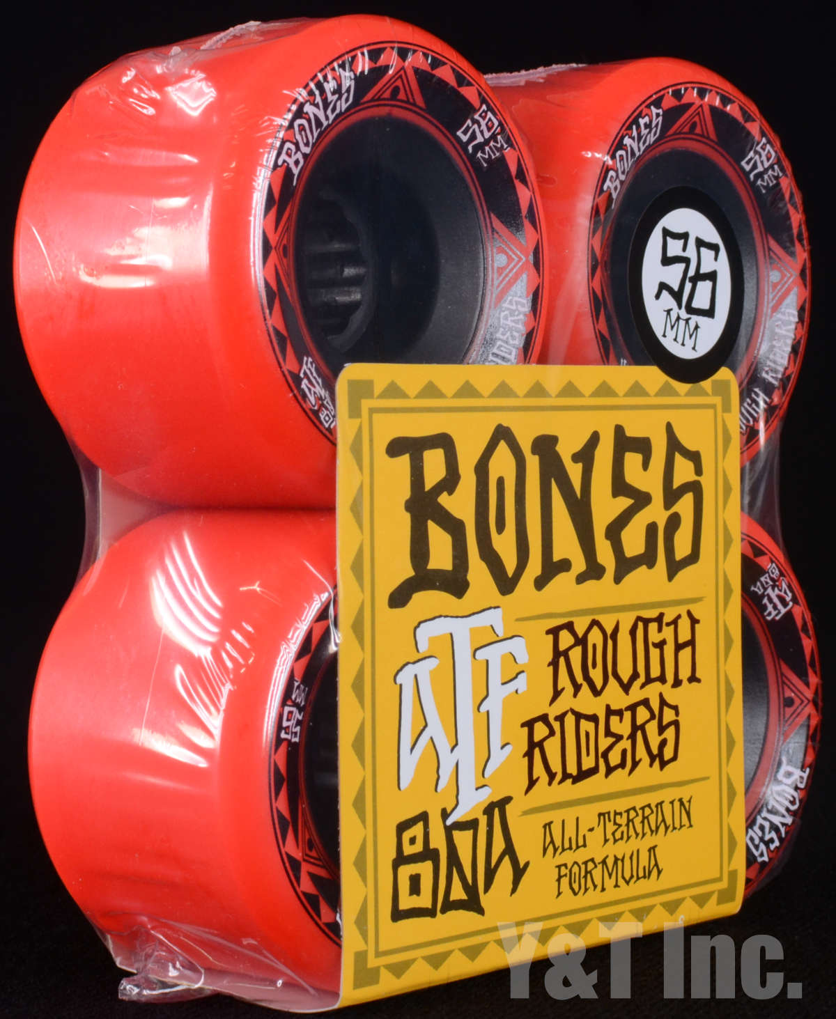 BONES ATF ROUGH RIDERS RUNNERS 56mm 80a Red_2