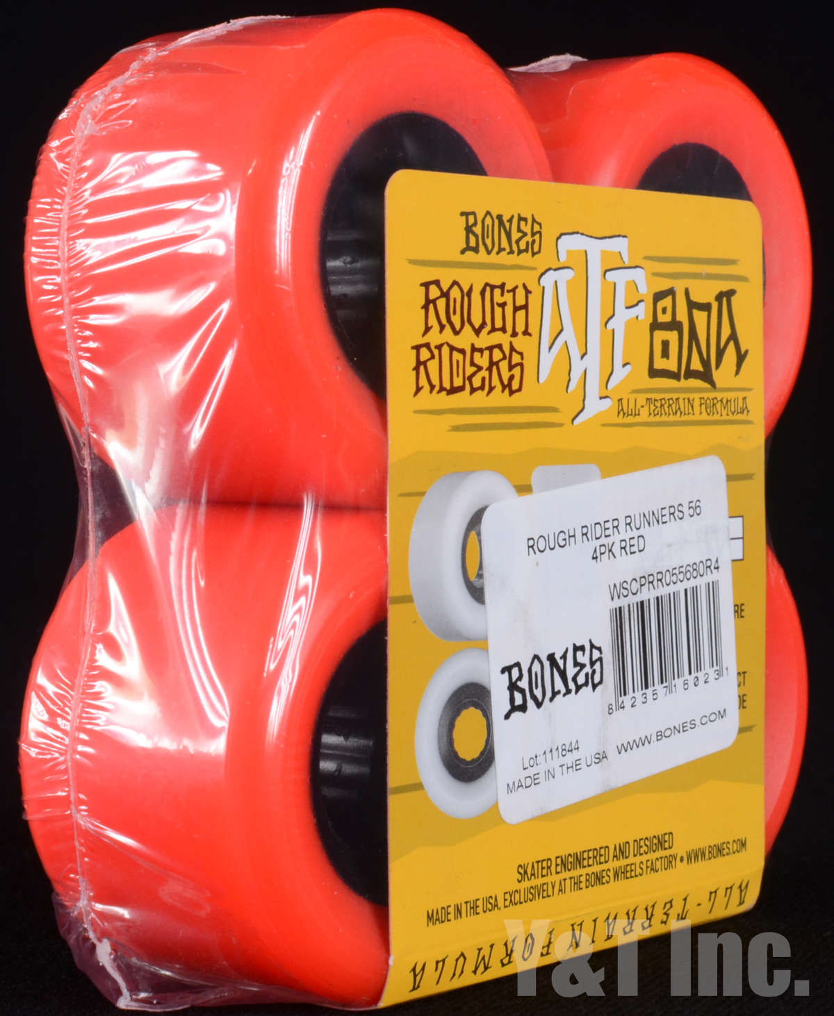 BONES ATF ROUGH RIDERS RUNNERS 56mm 80a Red_3