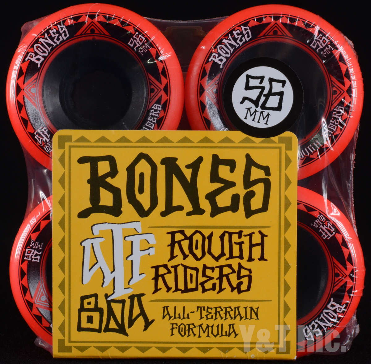 BONES ATF ROUGH RIDERS RUNNERS 56mm 80a Red 1