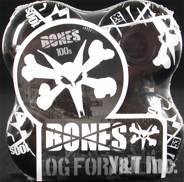 BONES 100s OG 53mm 100a BLACK 1