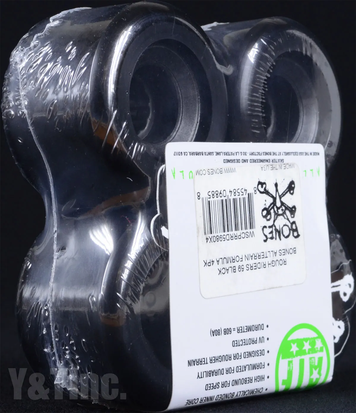 ボーンズ ATF ラフライダー 59mm 80a ブラックの画像3 画像:ボーンズ ATF ラフライダー 59mm 80a ブラック_3