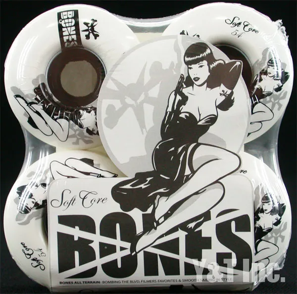 ボーンズ ソフトコア フォーミュラ 54mm 80a ホワイトの画像1 画像:ボーンズ ソフトコア フォーミュラ 54mm 80a ホワイト_1