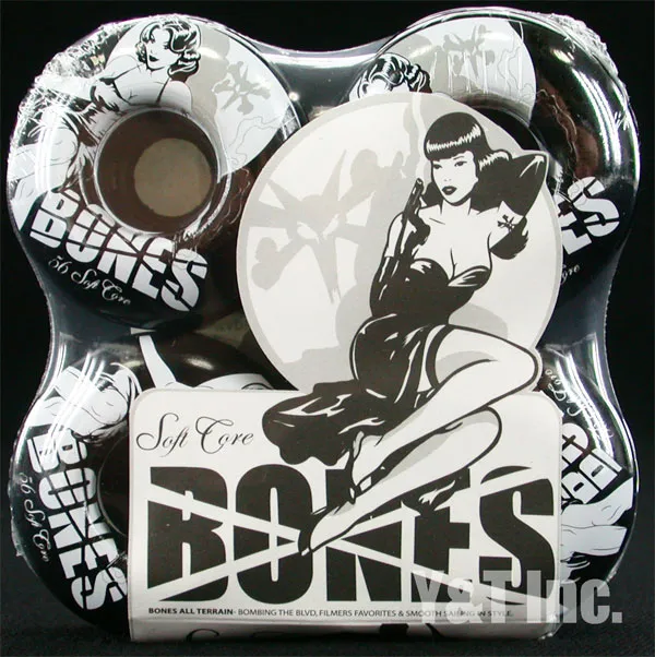 ボーンズ ソフトコア フォーミュラ 56mm 80a ブラックの画像1 画像:ボーンズ ソフトコア フォーミュラ 56mm 80a ブラック_1