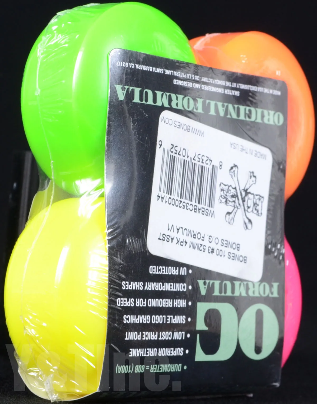 ボーンズ 100s OG 52mm 100a ミックスの画像3 画像:ボーンズ 100s OG 52mm 100a ミックス_3