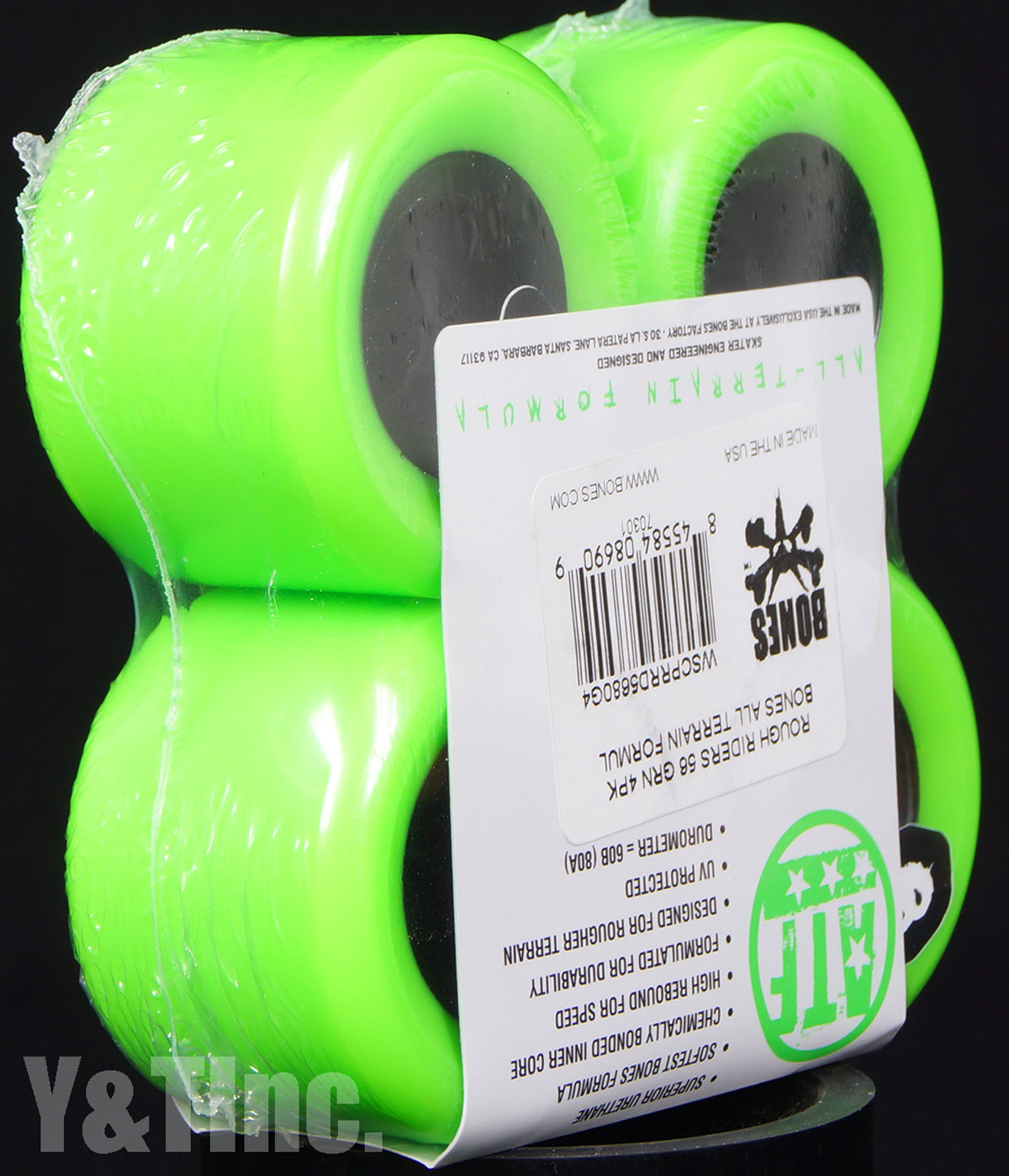 BONES ATF ROUGH RIDERS 56mm 80a Green 3