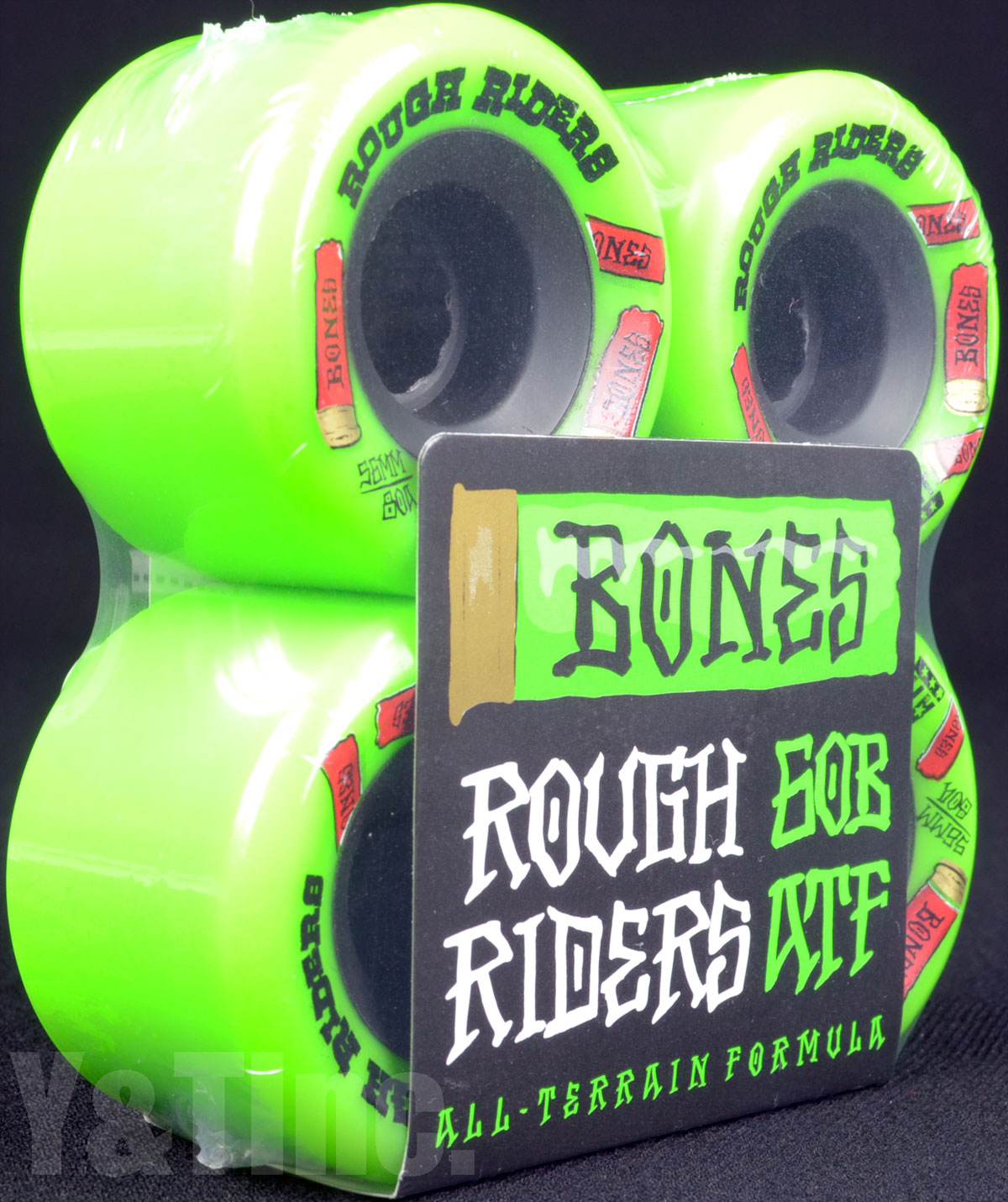 BONES ATF ROUGH RIDERS 56mm 80a Green_2