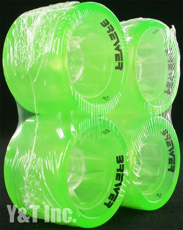 ブルーワー スラローム 64mm 78a クリアーグリーンの画像2 画像:ブルーワー スラローム 64mm 78a クリアーグリーン_2