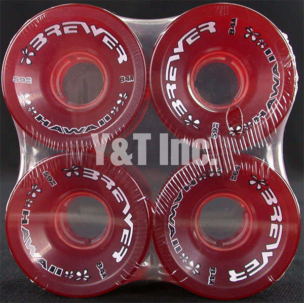 BREWER SLALOM 59mm 84a TRANS RED_1