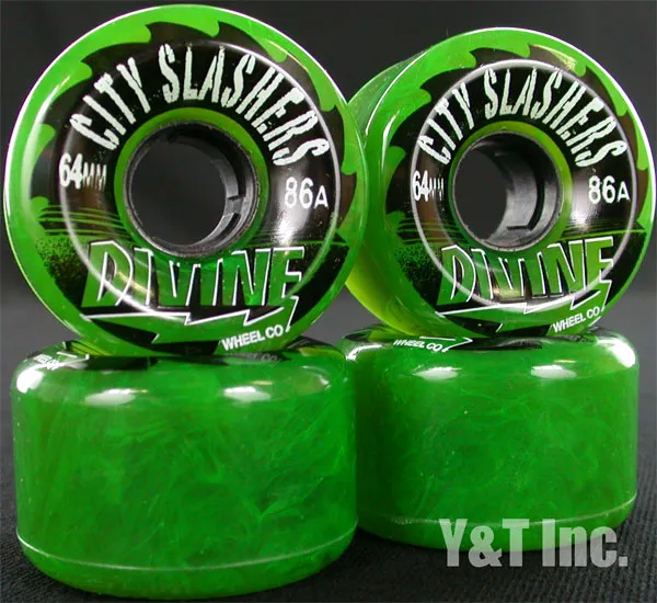 ディヴァイン シティスラッシャー 64mm 86a グリーンスモークの画像1 画像:ディヴァイン シティスラッシャー 64mm 86a グリーンスモーク_1