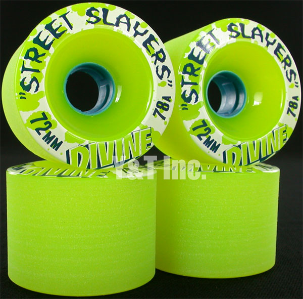 DIVINE STREET SLAYERS 72mm 78a LIME 1