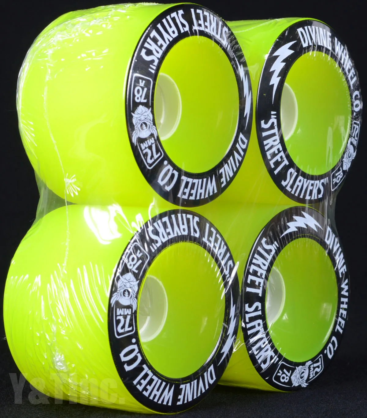 ディヴァイン ストリートスレイヤー 72mm 78a ライムの画像2 画像:ディヴァイン ストリートスレイヤー 72mm 78a ライム_2