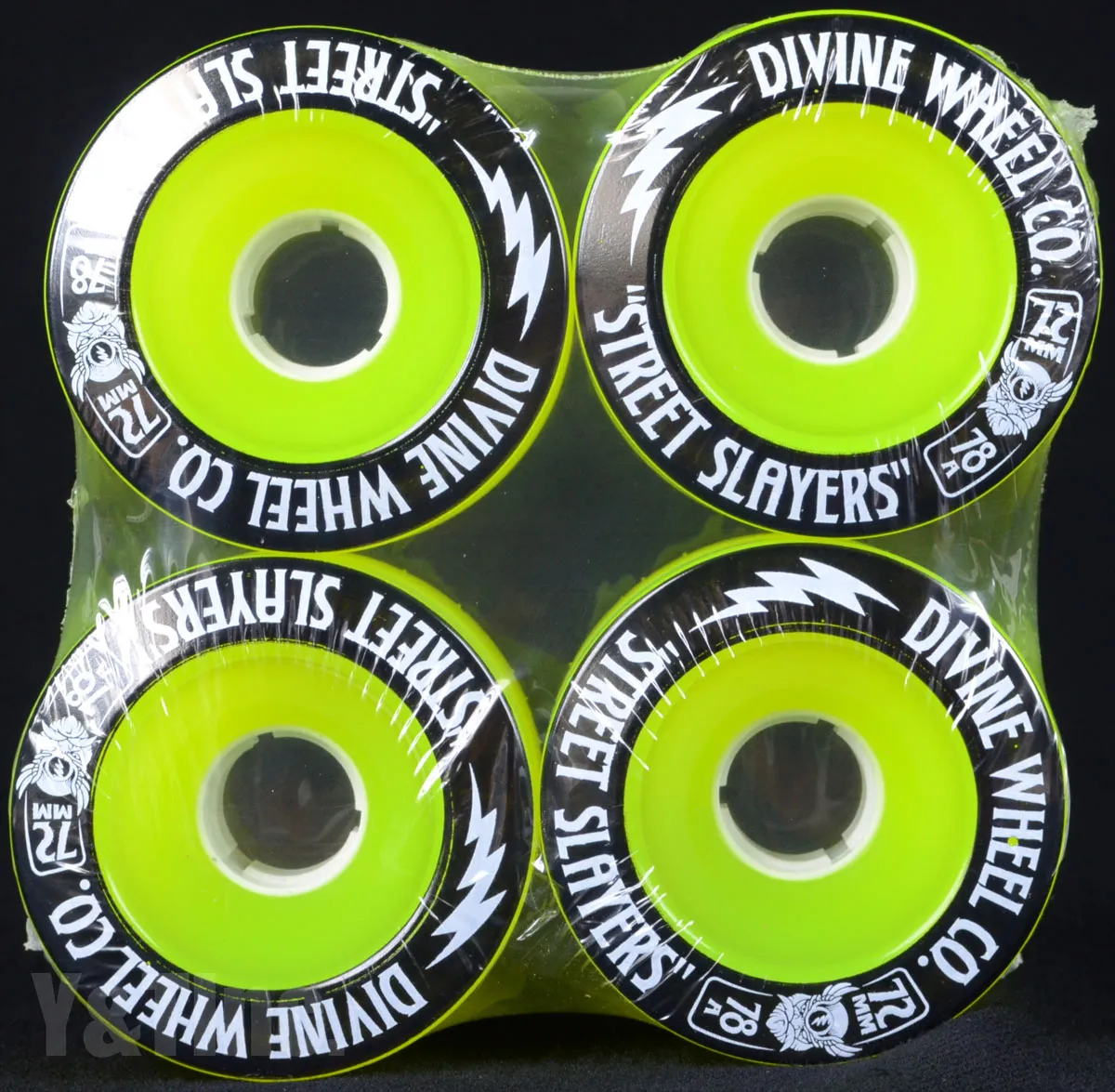 ディヴァイン ストリートスレイヤー 72mm 78a ライムの画像1 画像:ディヴァイン ストリートスレイヤー 72mm 78a ライム_1