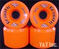 ウィール グラビティ 76mm 80a オレンジ ハイグレード