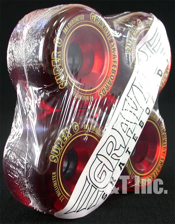 グラビティ スーパーG 72mm 80a クリアーレッドの画像2 画像:グラビティ スーパーG 72mm 80a クリアーレッド_2