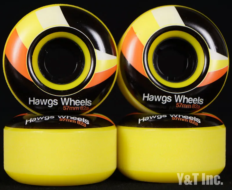 ランドヤッツ ストリートホウグス 57mm 82a イエローの画像1 画像:ランドヤッツ ストリートホウグス 57mm 82a イエロー_1