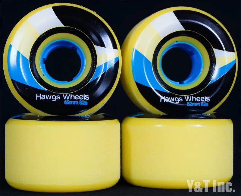 ランドヤッツ ストリートホウグス 62mm 82a イエローの画像1 画像:ランドヤッツ ストリートホウグス 62mm 82a イエロー_1