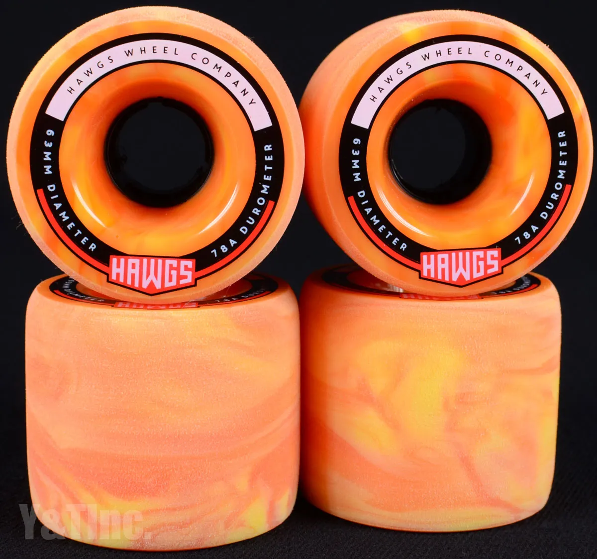 ランドヤッツ ファッティーホウグス 63mm 78a イエローオレンジの画像1 画像:ランドヤッツ ファッティーホウグス 63mm 78a イエローオレンジ_1