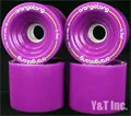 ウィール ローデッド オランガタン インヒート 75mm 83a パープル