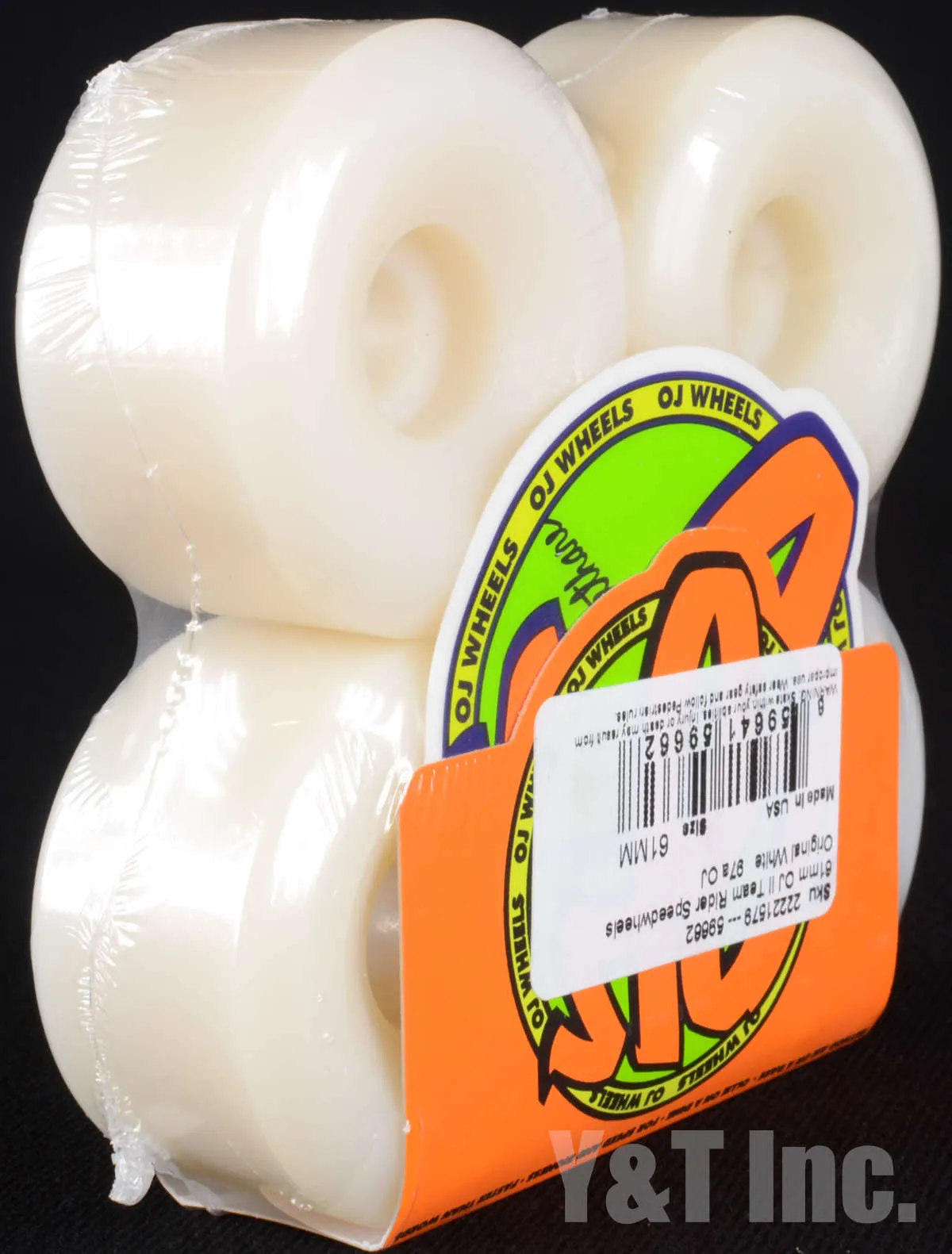 オージェーウィール チームライダー スピードウィール 61mm 97a ホワイトの画像3 画像:オージェーウィール チームライダー スピードウィール 61mm 97a ホワイト_3